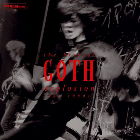 The Bristol Goth Explosion - The 80's (Clear Red Vinyl), LP